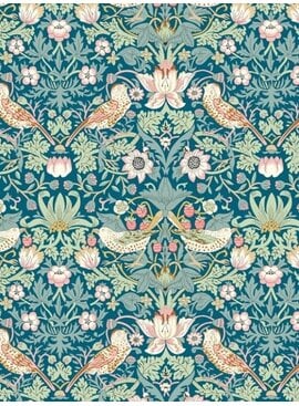 Liberty Fabrics Liberty Strawberry Thief Blue Turquoise