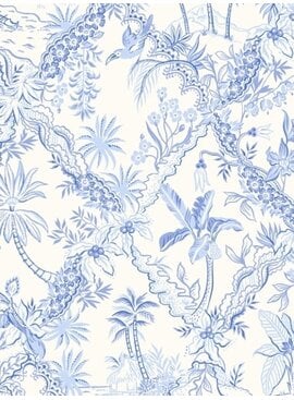 Liberty Fabrics Liberty Tropical Toile Blue