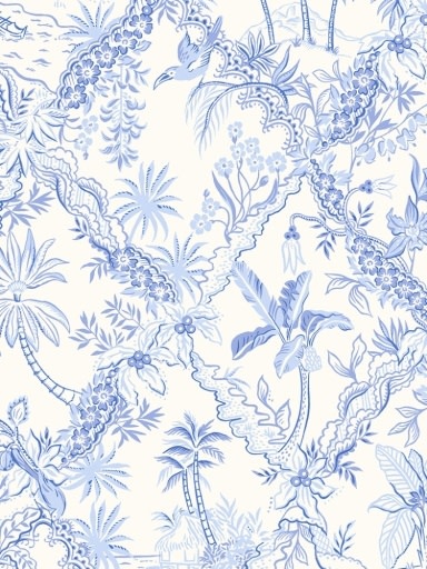 Liberty Fabrics Liberty Tropical Toile Blue