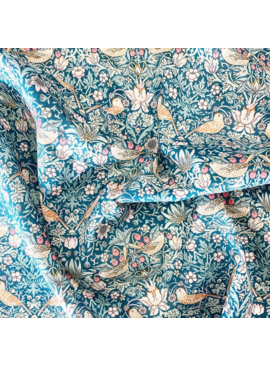 Liberty Fabrics Liberty Strawberry Thief Blue Turquoise