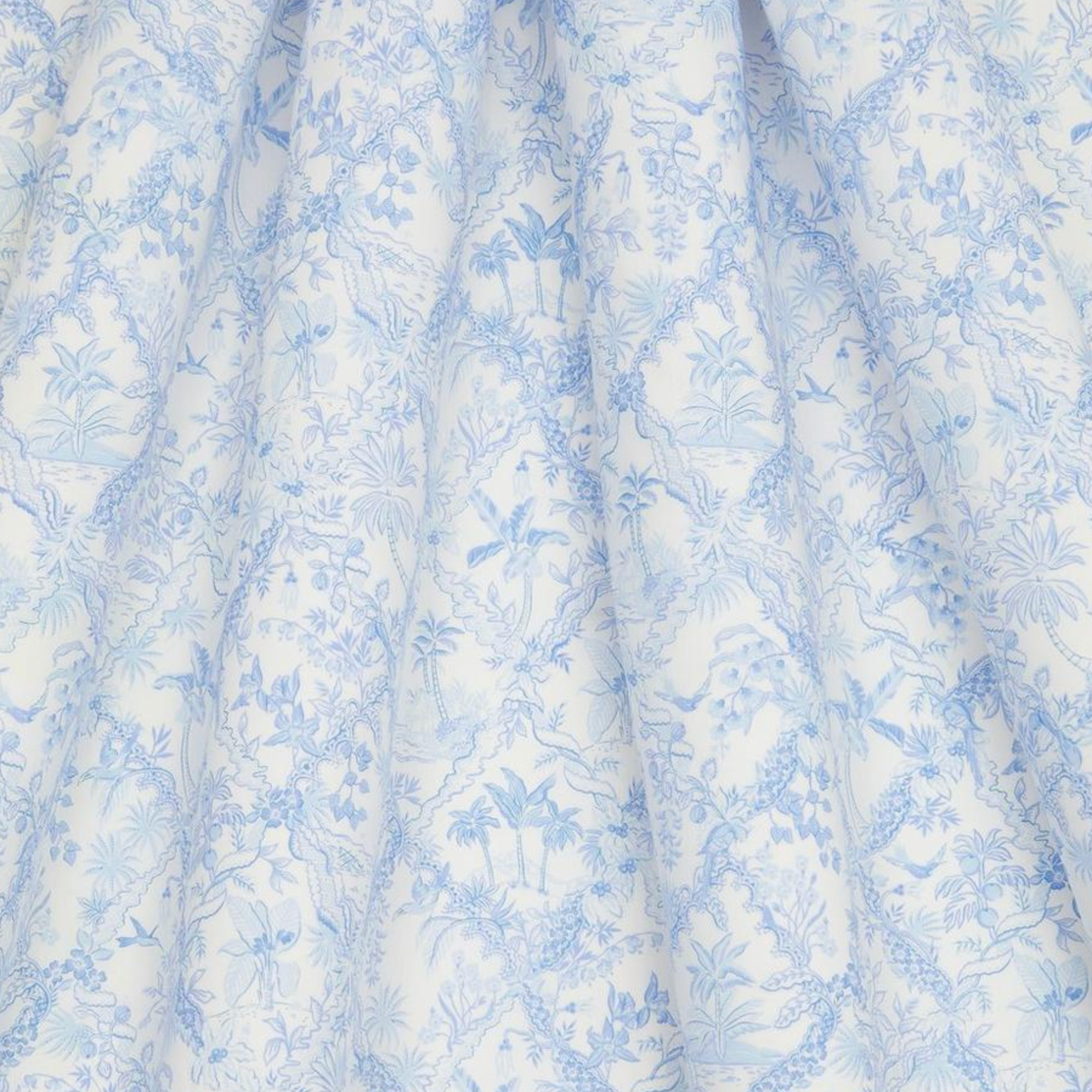 Liberty Fabrics Liberty Tropical Toile Blue Tana Lawn