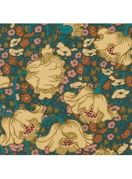 Liberty Fabrics Liberty Clementina Daisy Green Dark Tana Lawn