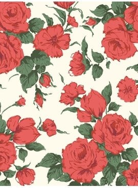 Liberty Fabrics Liberty Carline Rose Red Tana Lawn