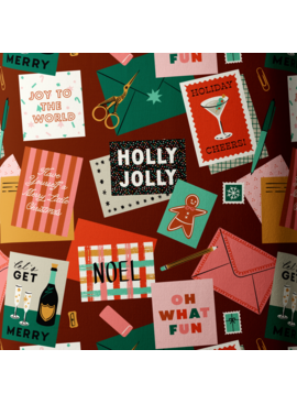 Cloud 9 Fabrics Merry and Mod Merry Messages