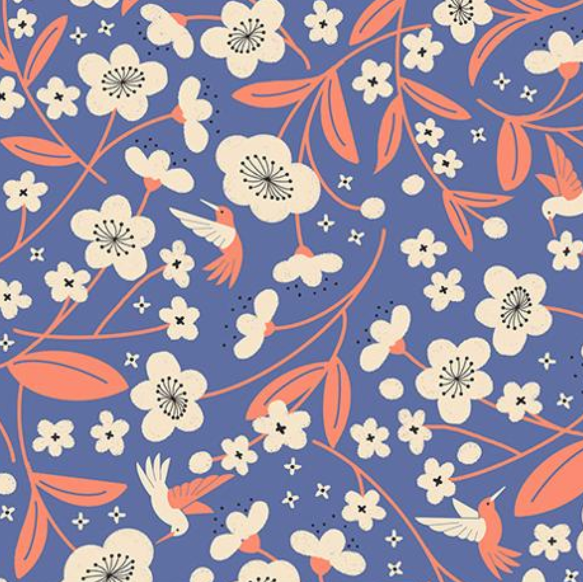 Ruby Star Society Persimmon Blossoms Twilight