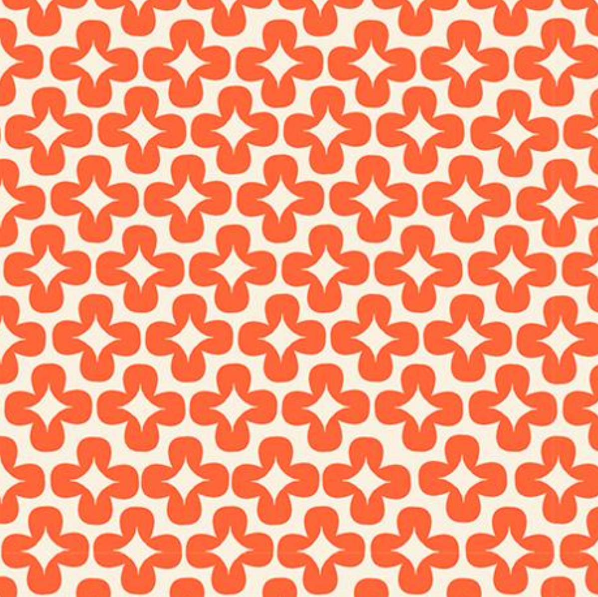 Ruby Star Society Persimmon Retro Leaf Florida