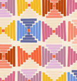 Ruby Star Society Persimmon Canvas Geometric Natural