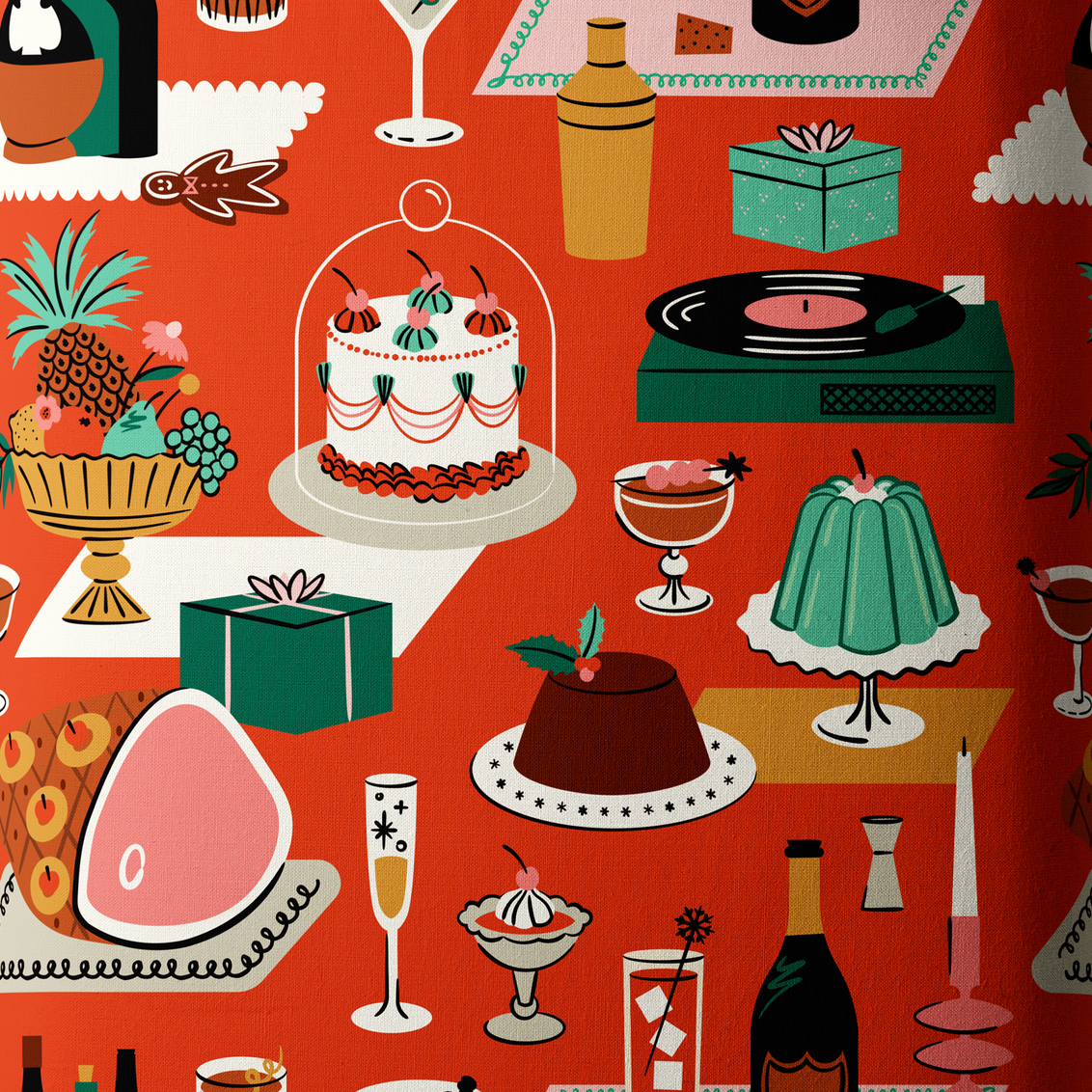 Cloud 9 Fabrics Merry and Mod Holiday Soiree