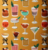 Cloud 9 Fabrics Merry and Mod Tinsel & Tinis Gold