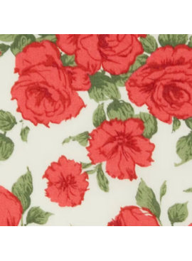 Liberty Fabrics Liberty Carline Rose Red Tana Lawn