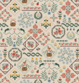 Rifle Paper Co Home Sweet Home by Rifle Paper Co. Heritage Sampler Linen