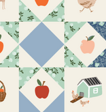 Rifle Paper Co Home Sweet Home by Rifle Paper Co. Farmhouse Quilt Slate
