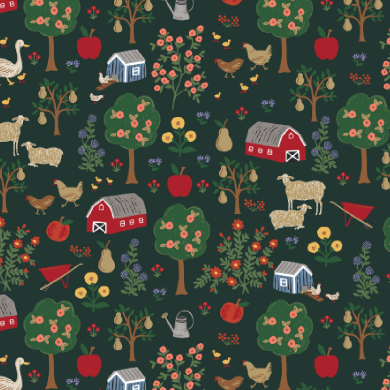 Rifle Paper Co Home Sweet Home by Rifle Paper Co. Farmhouse Evergreen