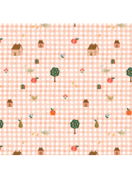 Rifle Paper Co Home Sweet Home by Rifle Paper Co. Farmhouse Gingham Pink