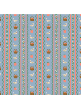 Rifle Paper Co Home Sweet Home by Rifle Paper Co. Farmhouse Stripe Slate