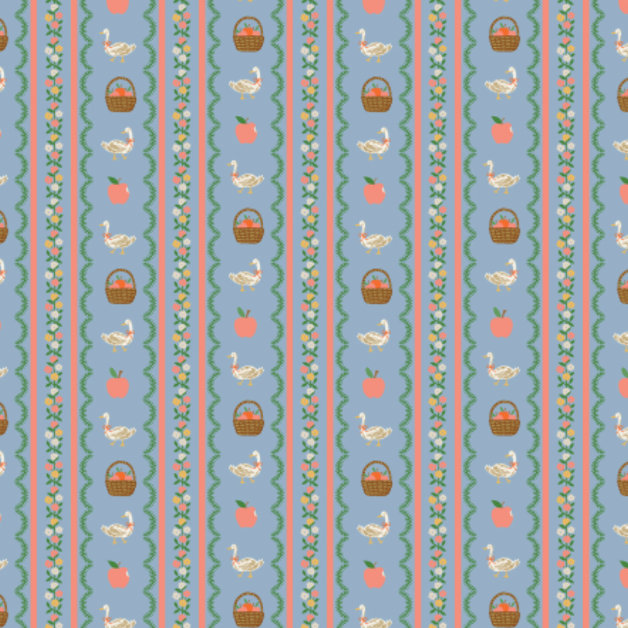 Rifle Paper Co Home Sweet Home by Rifle Paper Co. Farmhouse Stripe Slate