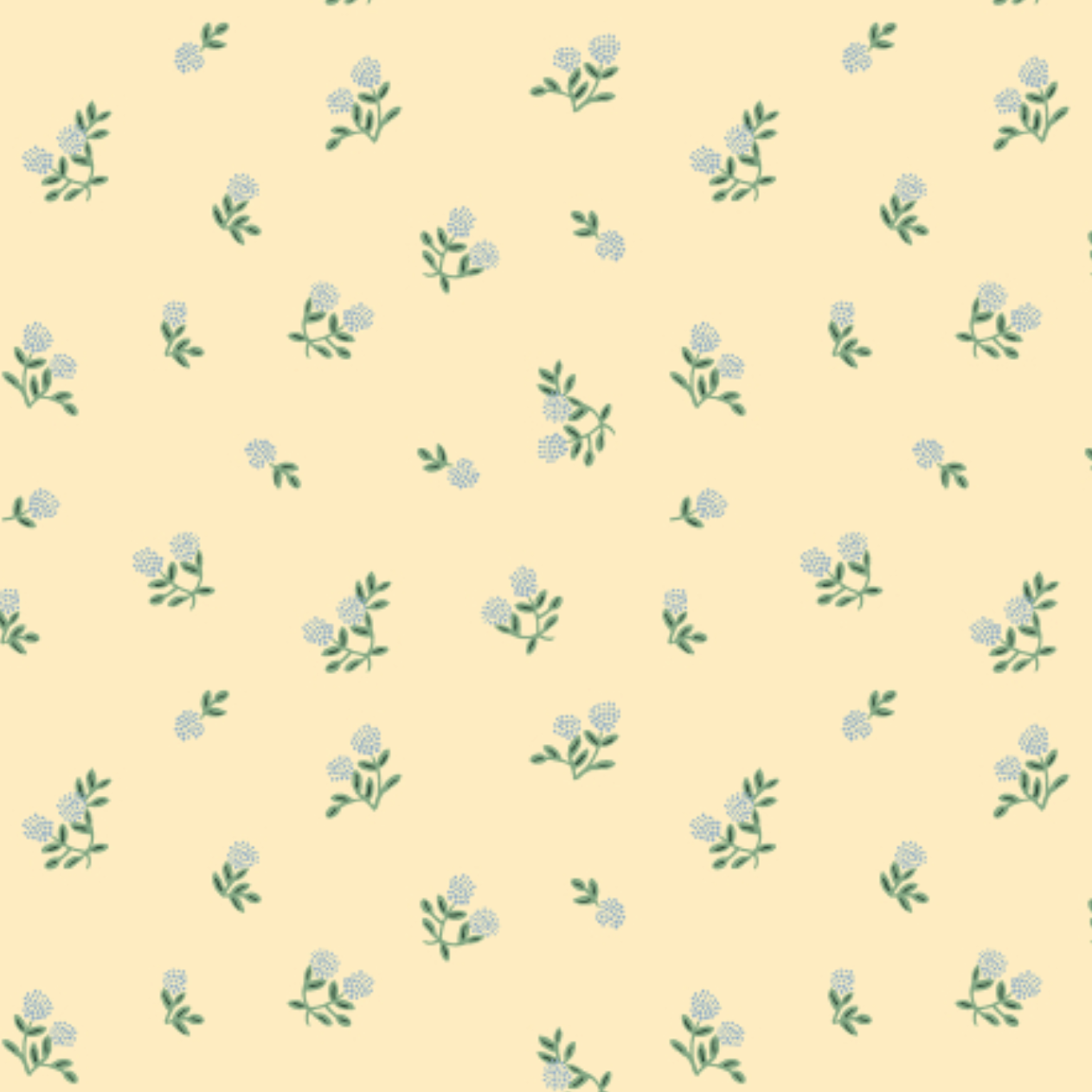 Rifle Paper Co Home Sweet Home by Rifle Paper Co. Ditsy Hydrangea Butter