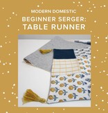 Lori Caldwell CLASS FULL! Beginner Serger: Patchwork Table Runner, Sunday, September 13th, 2:30pm-6:30pm