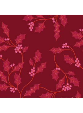 Art Gallery Christmas in Color Berry & Bloom