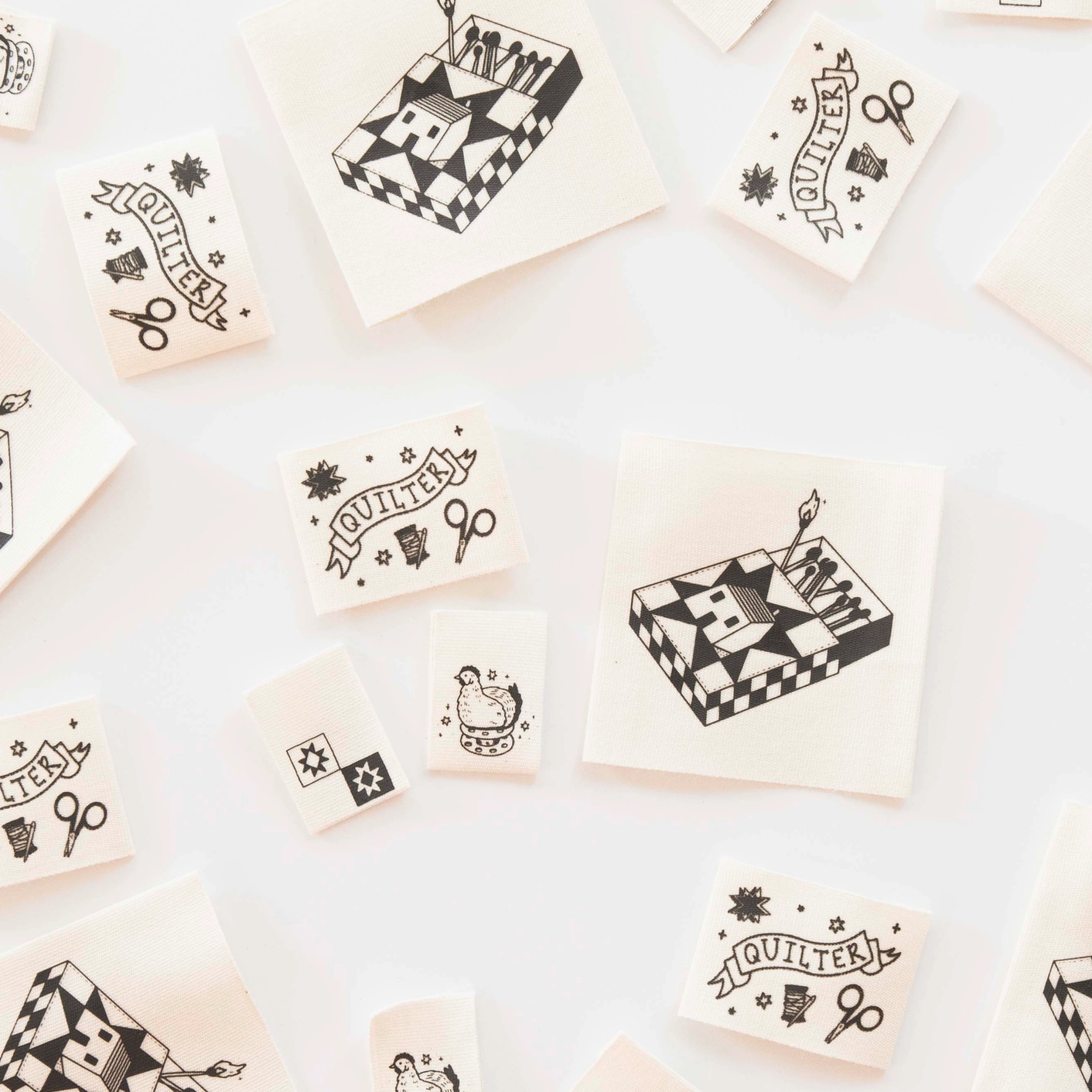 Sarah Hearts Sarah Hearts x Toad and Sew Quilty Tattoo Sewing Labels