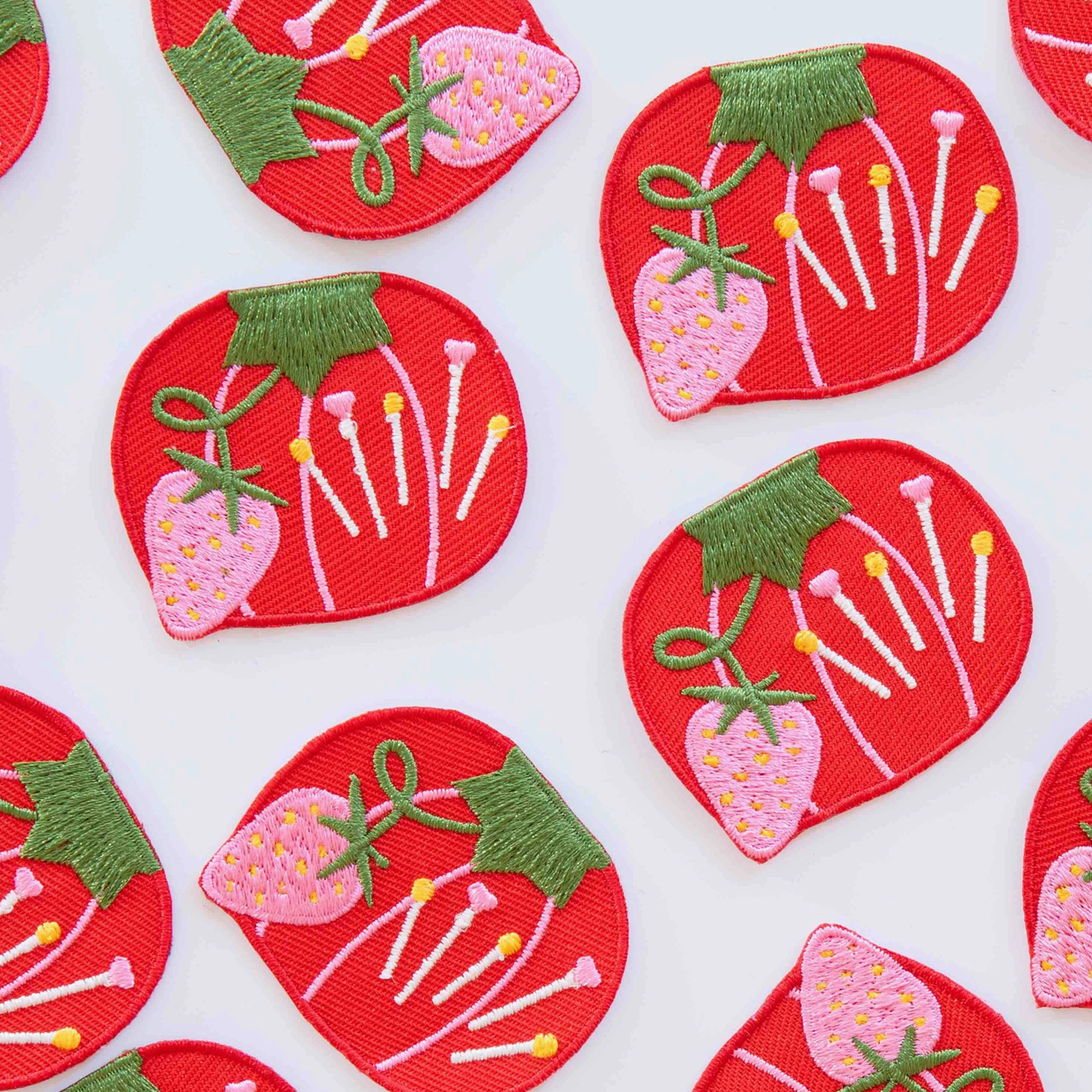 Sarah Hearts Sarah Hearts Tomato Pincushion Iron-On Patch