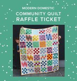 Modern Domestic 2026 Community Quilt Raffle Ticket