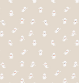 Cotton + Steel Halloween Ghosts Linen
