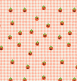 Cotton + Steel Halloween Pumpkin Gingham Blush