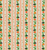 Cotton + Steel Halloween Pumpkin Patch Linen Metallic