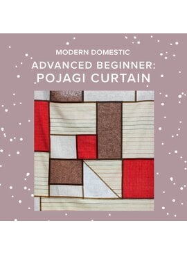Vivien Wise CLASS FULL! Wednesdays, October 7th & 14th, 5pm-8pm - Advanced Beginner: Pojagi Curtain