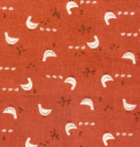 Elite Handworks Shirting Country Diary Ducks Red
