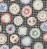 Elite Handworks Shirting Country Diary Plates Black