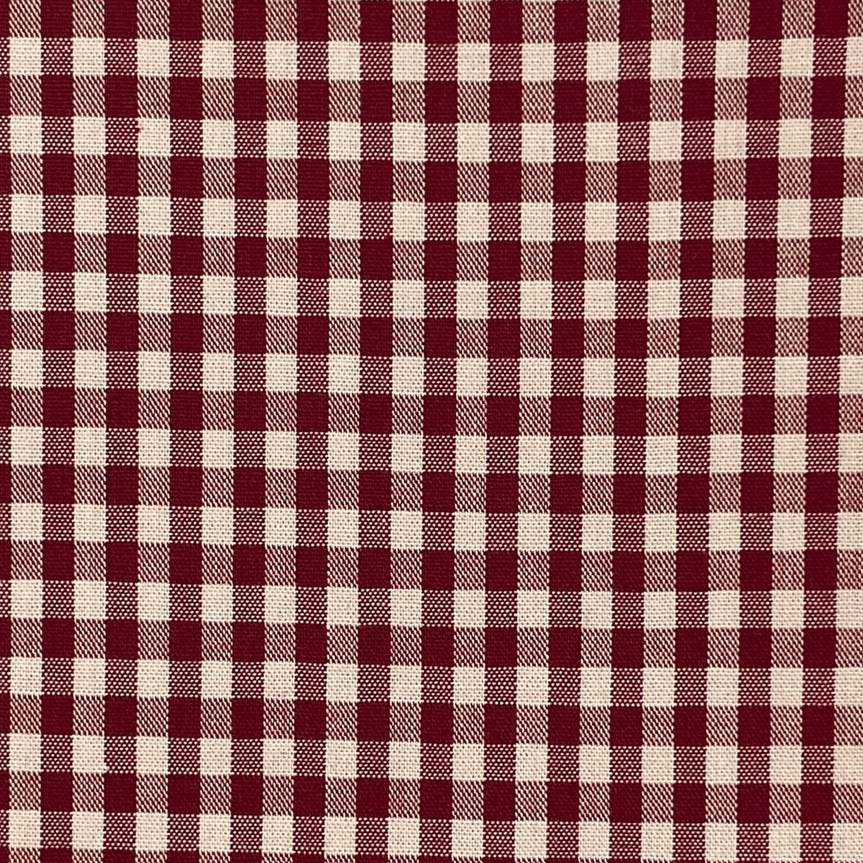 Sevenberry Sevenberry Broadcloth Gingham Burgundy