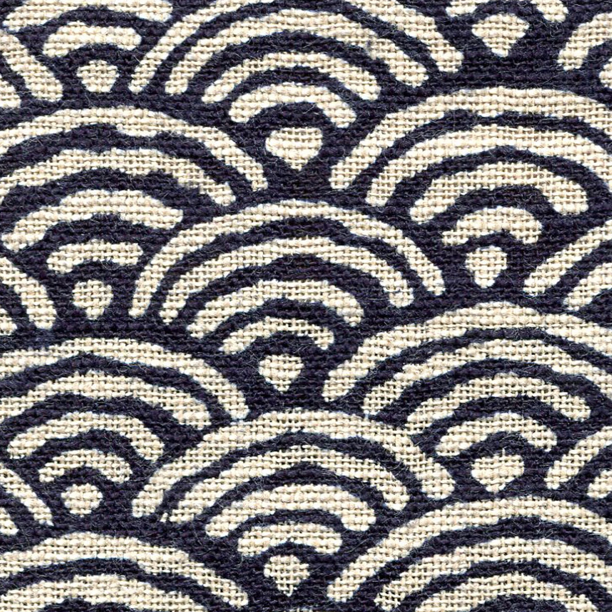 Sevenberry Sevenberry Japanese Poplin Quinghai Wave Rich Blue