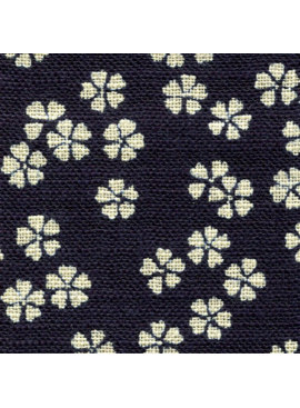Sevenberry Sevenberry Japanese Poplin Cherry Blossoms Rich Blue