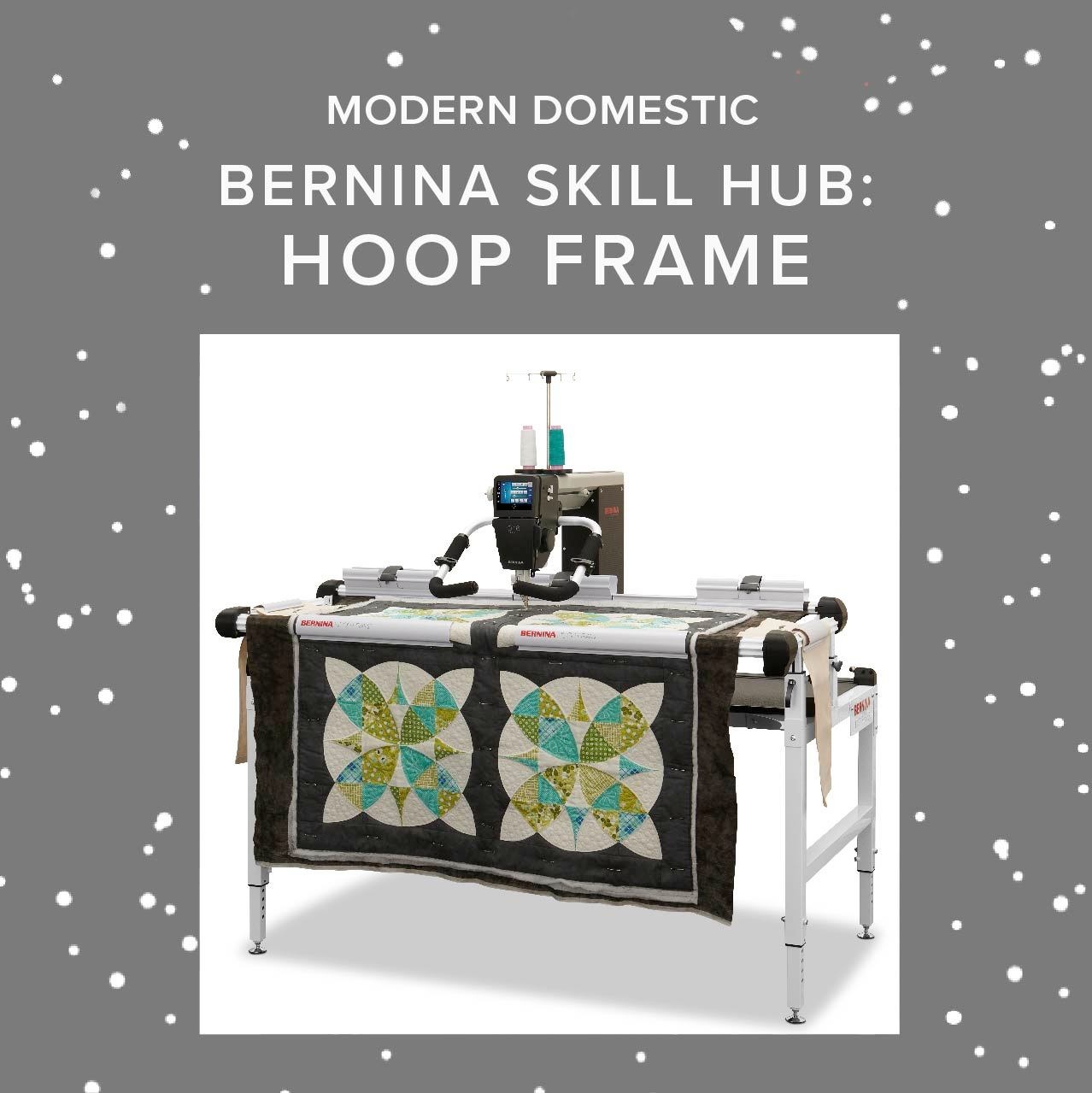 BERNINA Bernina Skill Hub Quilting On The Hoop Frame