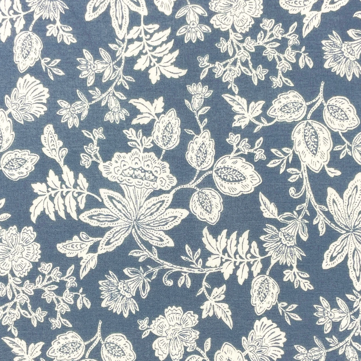Sevenberry Sevenberry Lawn Simple Sarasa Old Blue