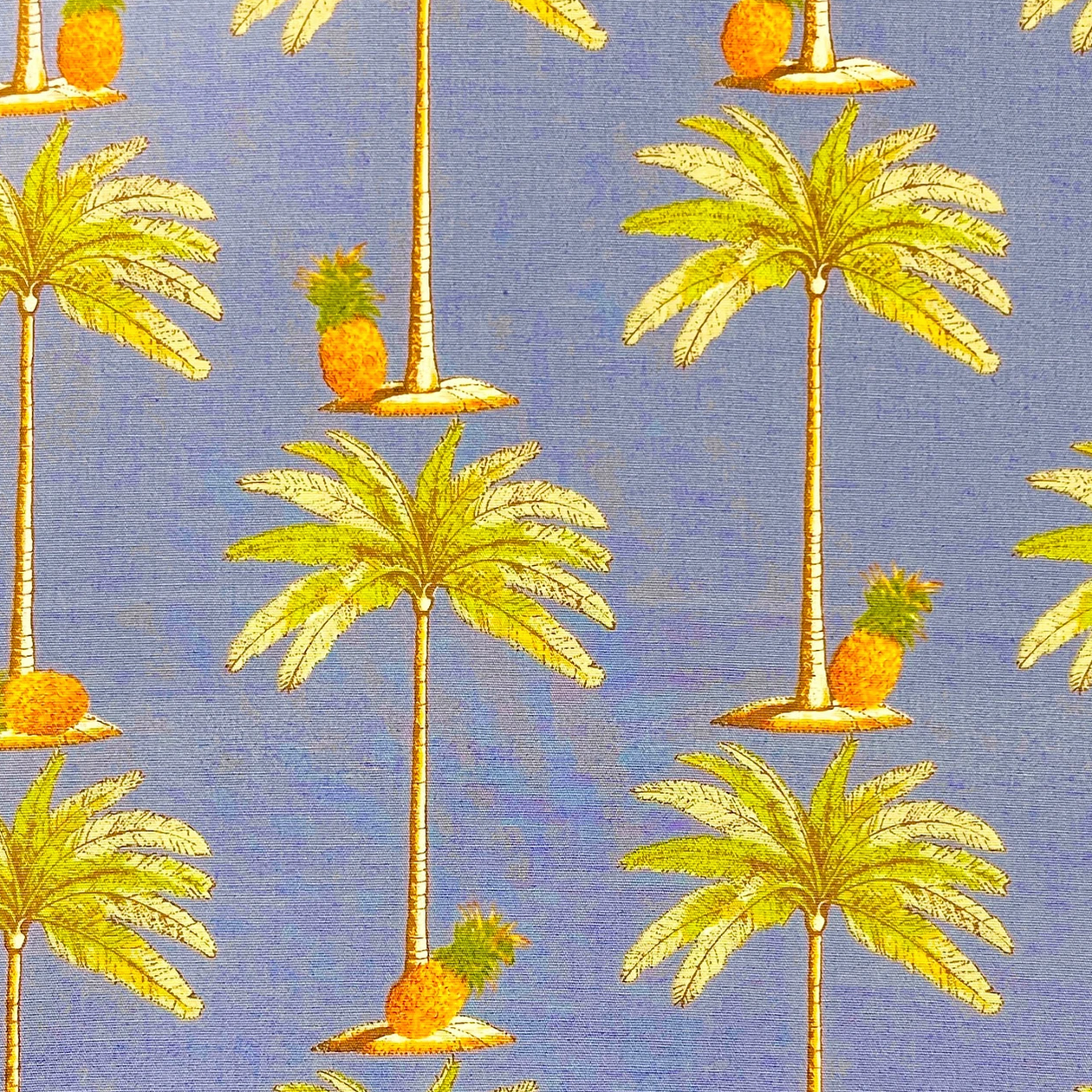Sevenberry Sevenberry Broadcloth Palm Tree Vintage Blue