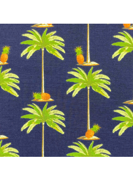 Sevenberry Sevenberry Broadcloth Palm Tree Vintage Navy