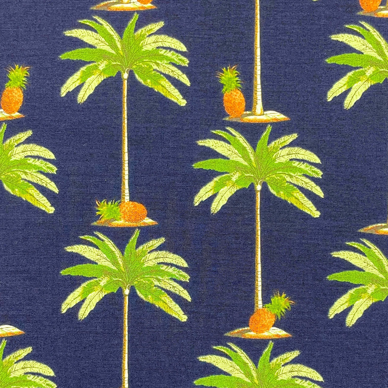 Sevenberry Sevenberry Broadcloth Palm Tree Vintage Navy