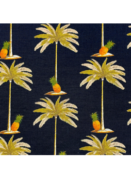 Sevenberry Sevenberry Broadcloth Palm Tree Vintage Black