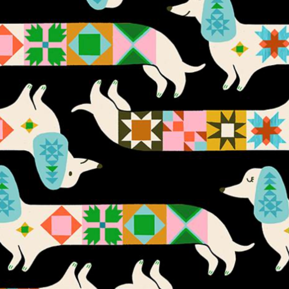 Ruby Star Society 1 800 Notion Quilty Dog Soft Black
