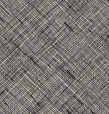 Ruby Star Society Memento by Caroline Friedlander Canvas Crosshatch Black