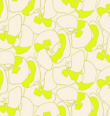 Ruby Star Society Memento by Caroline Friedlander Canvas Seagrapes Neon Yellow