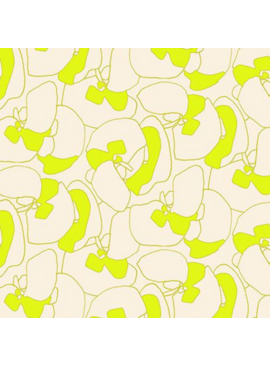 Ruby Star Society Memento by Caroline Friedlander Canvas Seagrapes Neon Yellow