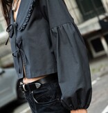 Puff and Pencil Puff and Pencil Tie Blouse