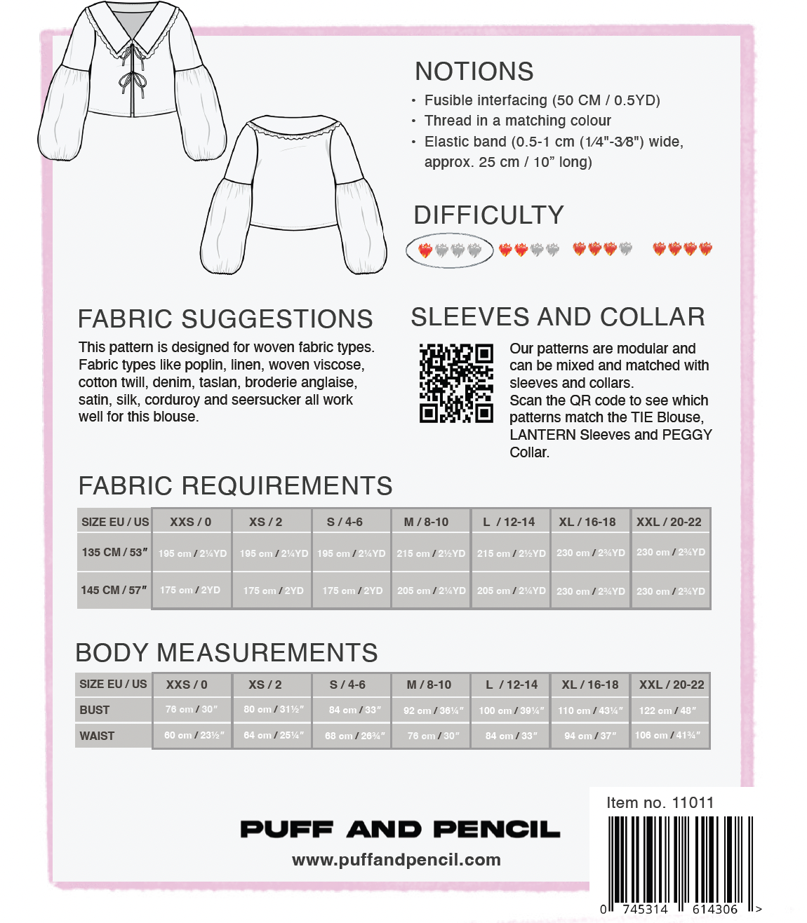 Puff and Pencil Puff and Pencil Tie Blouse
