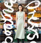 Puff and Pencil Puff and Pencil Boatneck Dress