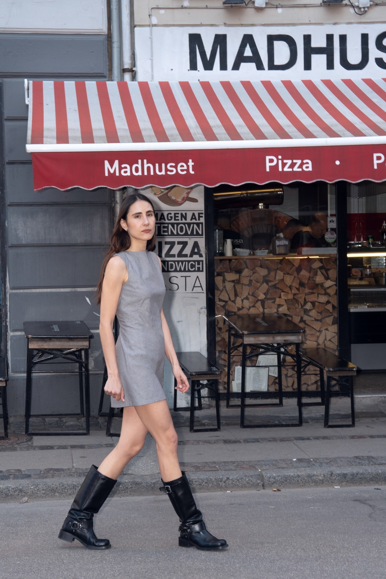 Puff and Pencil Puff and Pencil Boatneck Dress