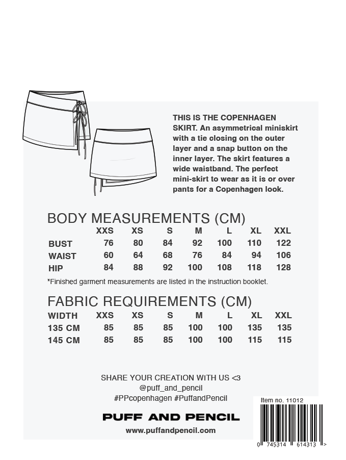 Puff and Pencil Puff and Pencil Copenhagen Skirt Pattern